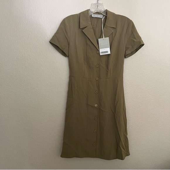 Everlane Tan Mini Dress - Picture 3 of 10